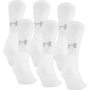 Under Armour Training Crew Socks 6 Pack, Large
